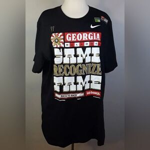 NWT Mens Georgia Bulldogs Back To Back Football Narional Champions Nike Medium|